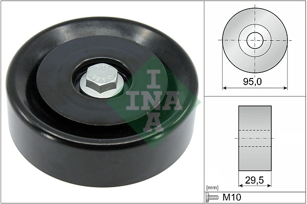Deflection/Guide Pulley, V-ribbed belt